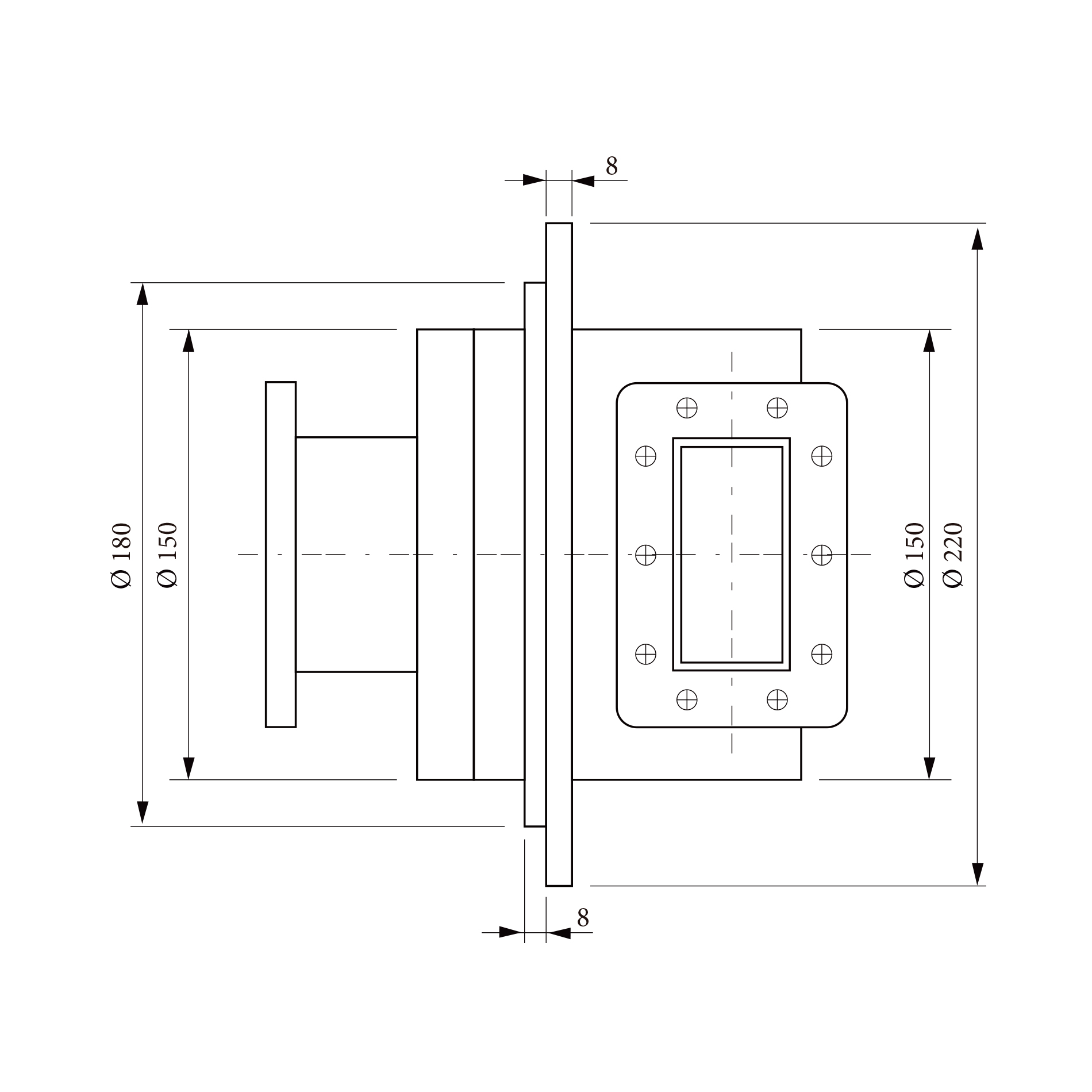 ��·������ת��ŦRJ153134 2.7 - 3.2 GHz FDP32����